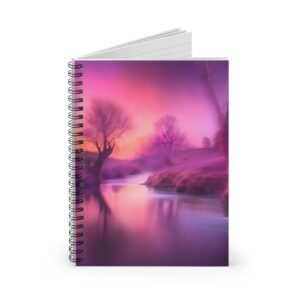 IS_4911 Dreamy Sunset Spiral Notebook
