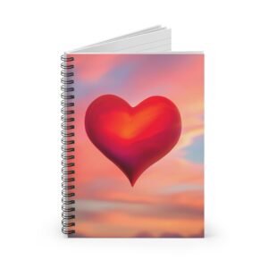 Heart Spiral Notebook - IS_3657