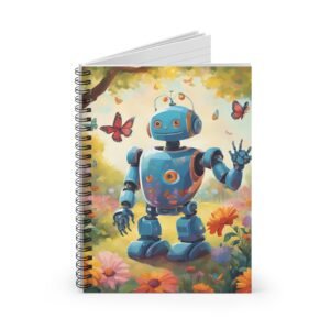 Robot Friend Spiral Notebook IS_3913