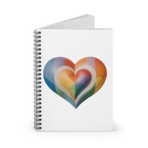 Hearts28 Spiral Notebook