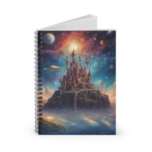 IS_0312 Cosmic Castle Spiral Notebook