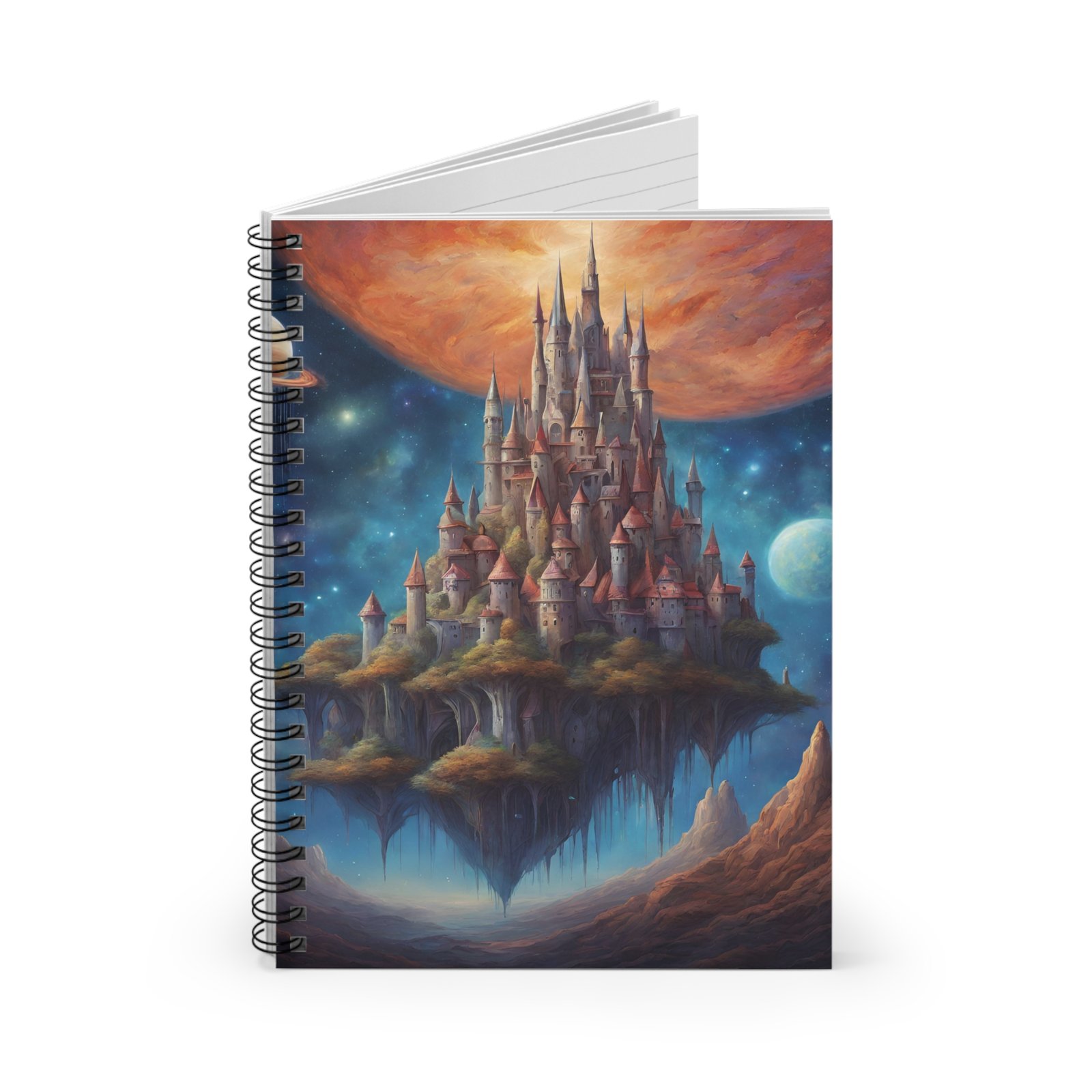 IS_0336 Fantasy Castle Spiral Notebook