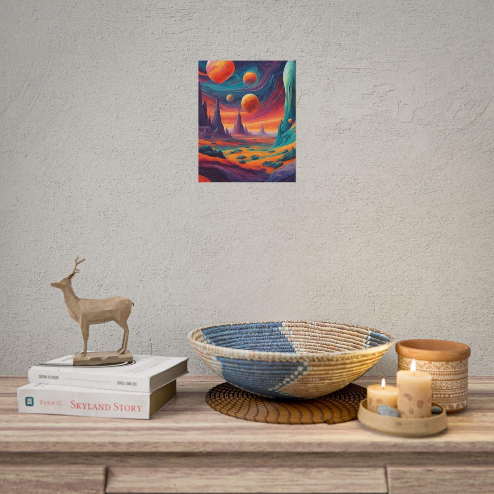 IS_0103 Cosmic Vibe Rolled Poster - Stunning Space Landscape Art Decor - Image 9