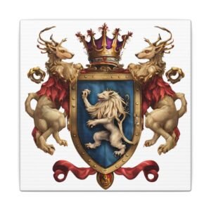 IS_1294 Animal Crest Matte Canvas