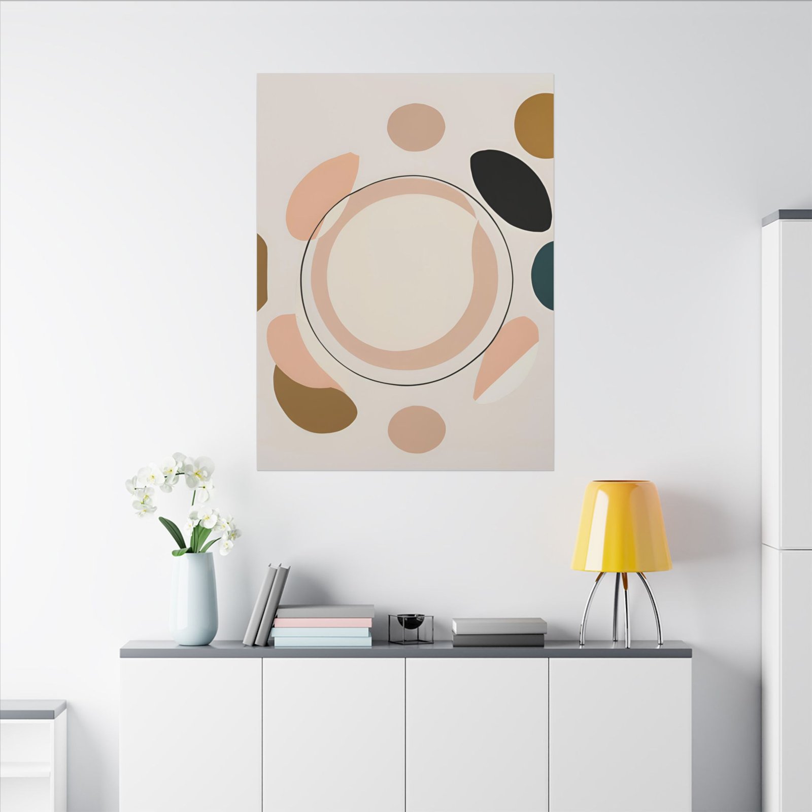 IS_4413 Abstract Art Canvas Print - Modern Home Décor for Minimalist Interiors - Image 3