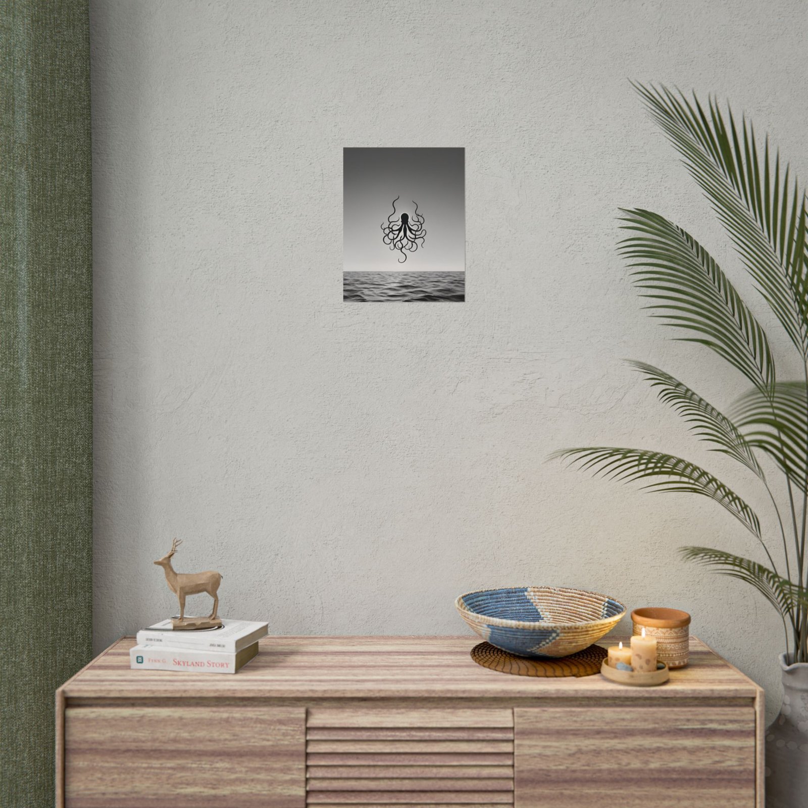 IS_4424 Mystical Octopus Rolled Poster - Nautical Art for Ocean Lovers - Image 8