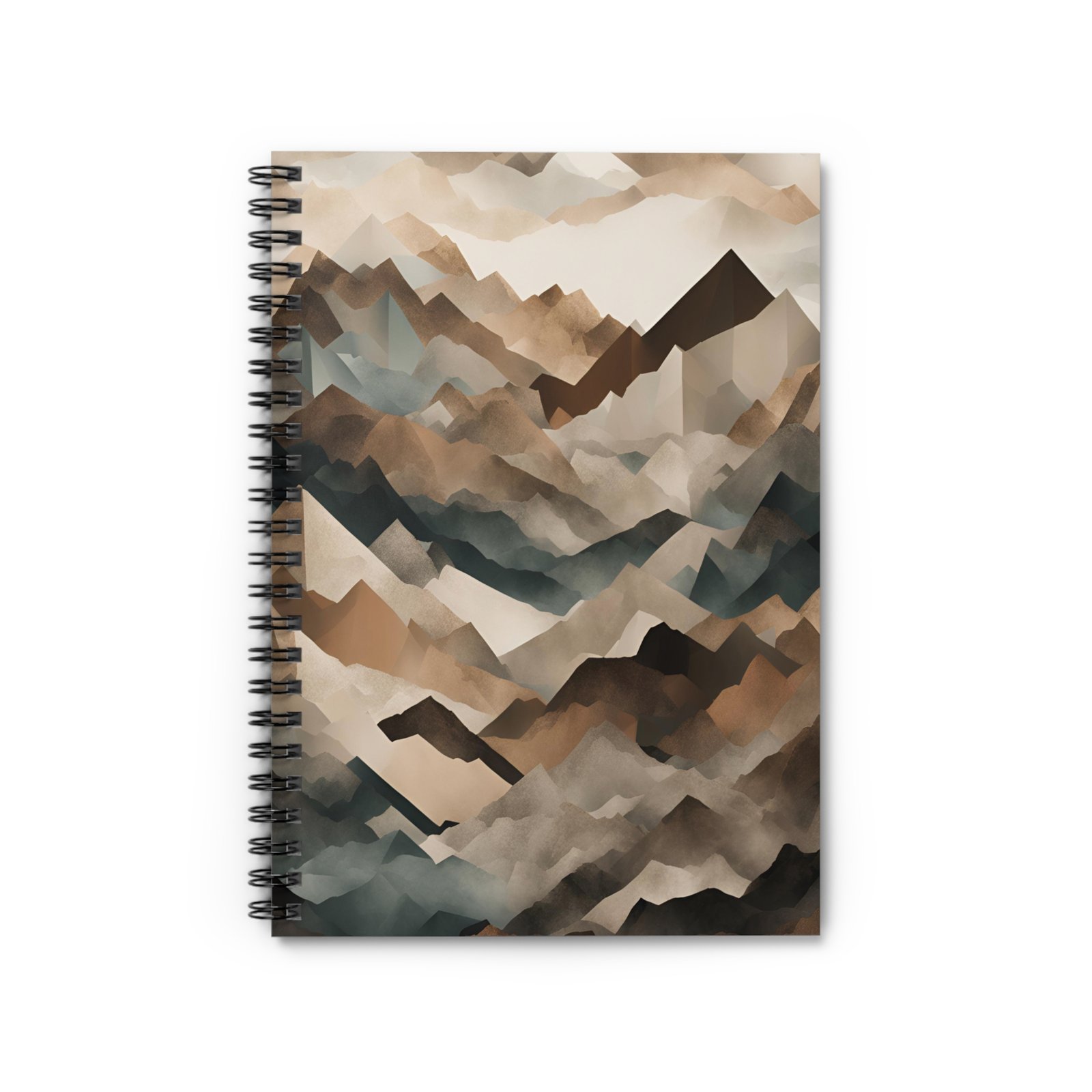 IS_3919 Mountain Landscape Spiral Notebook - Ruled Line for Nature Lovers - Image 2