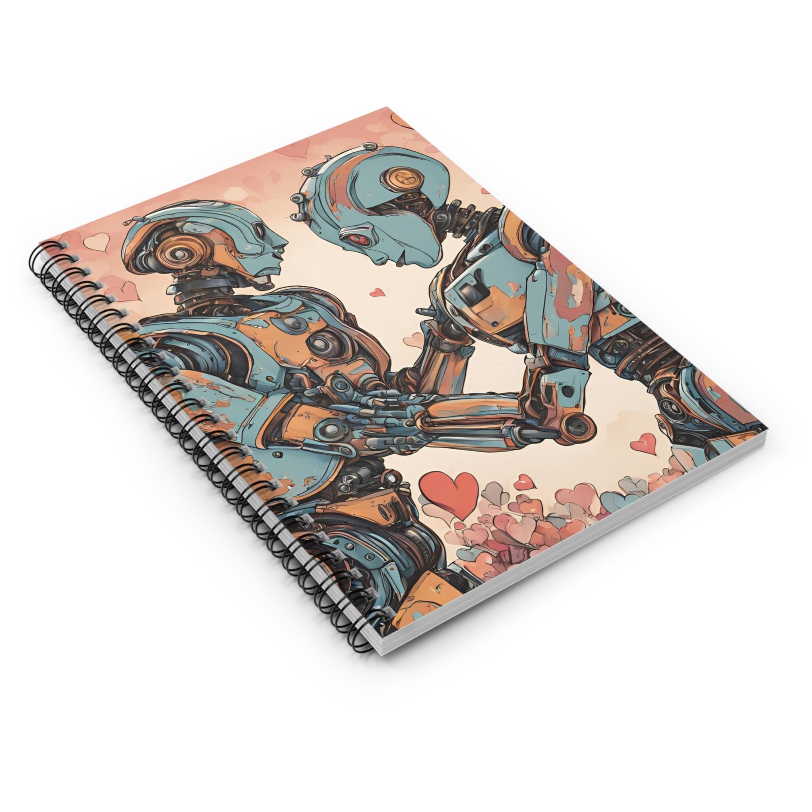 Robot Love Spiral Notebook IS_3915 - Image 3
