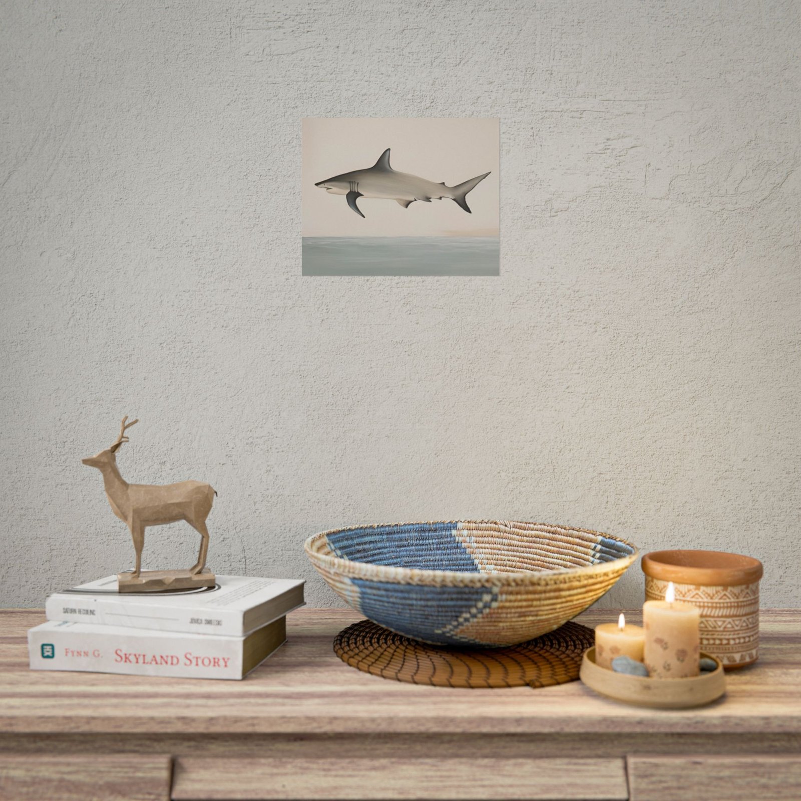 IS_4471 Majestic Shark Rolled Poster - Perfect for Ocean Lovers & Decor - Image 8