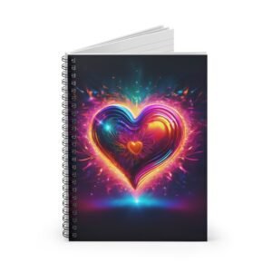 Heart Spiral Notebook - IS_3808