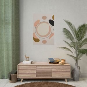 IS_4413 Modern Abstract Rolled Poster - Minimalist Wall Art for Home Decor