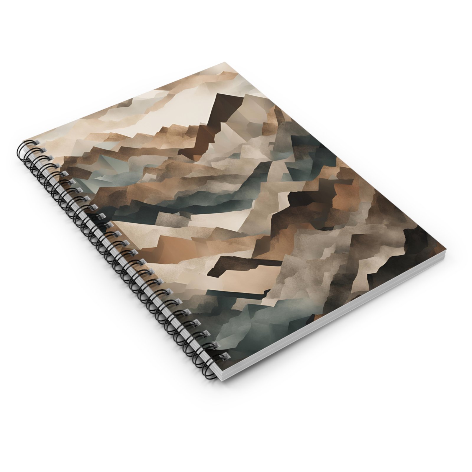 IS_3919 Mountain Landscape Spiral Notebook - Ruled Line for Nature Lovers - Image 3