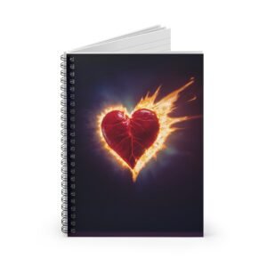 Heart Spiral Notebook - IS_3452