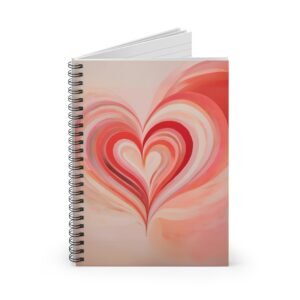 Conceptual Heart Spiral Notebook IS_3356