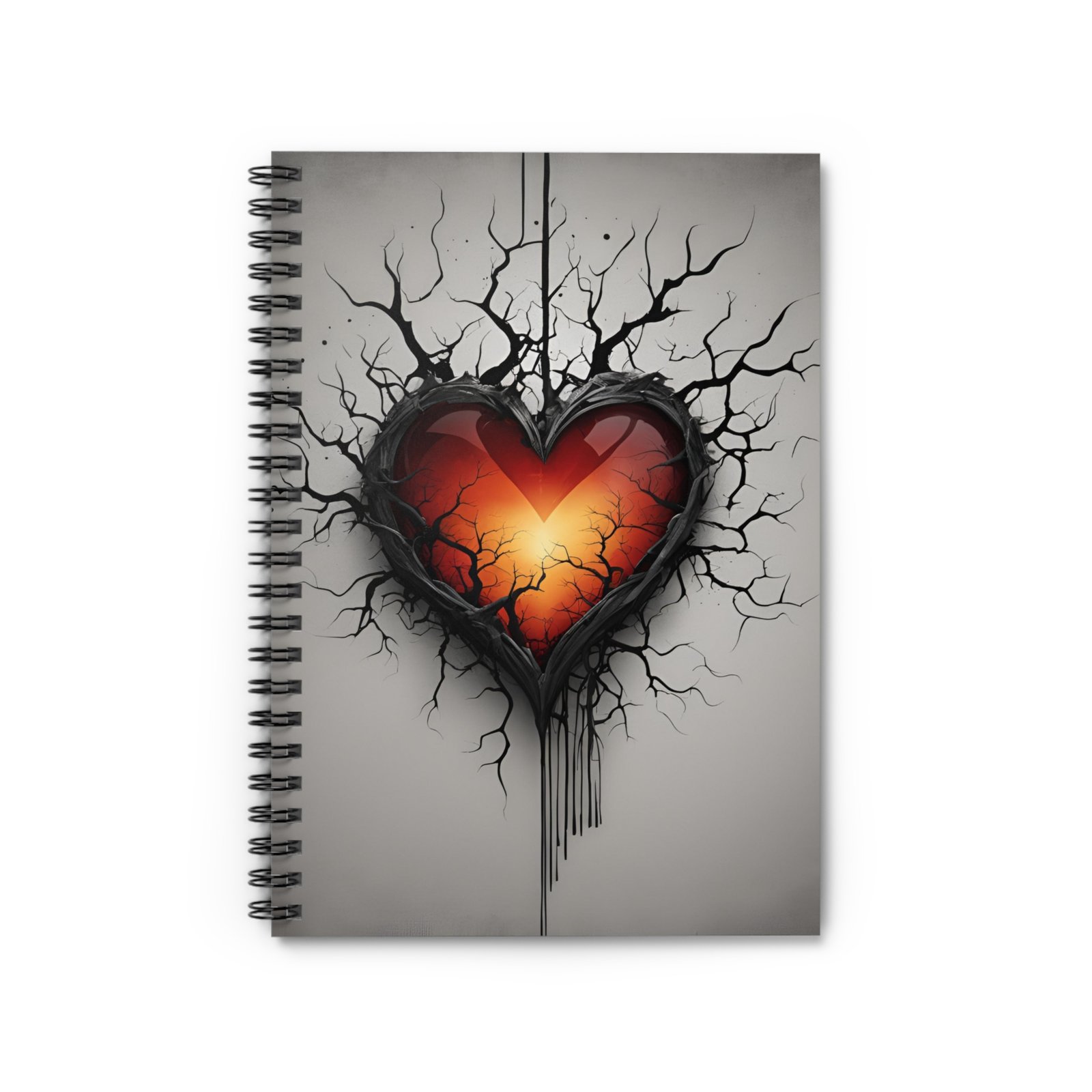 Heart Spiral Notebook - IS_3805 - Image 2