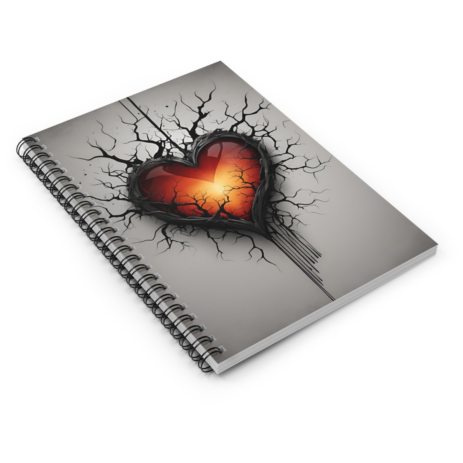 Heart Spiral Notebook - IS_3805 - Image 3
