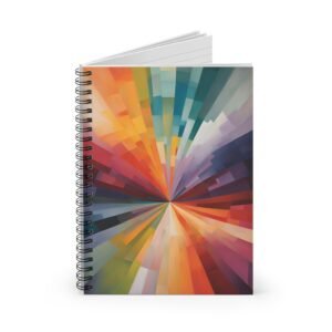 IS_3907 Vibrant Spiral Notebook - Ruled Line for Creative Minds
