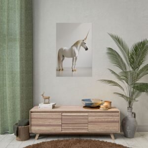 IS_4465 Majestic Unicorn Rolled Poster - Whimsical Home Decor