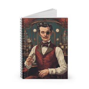 IS_4904 Steampunk Spiral Notebook