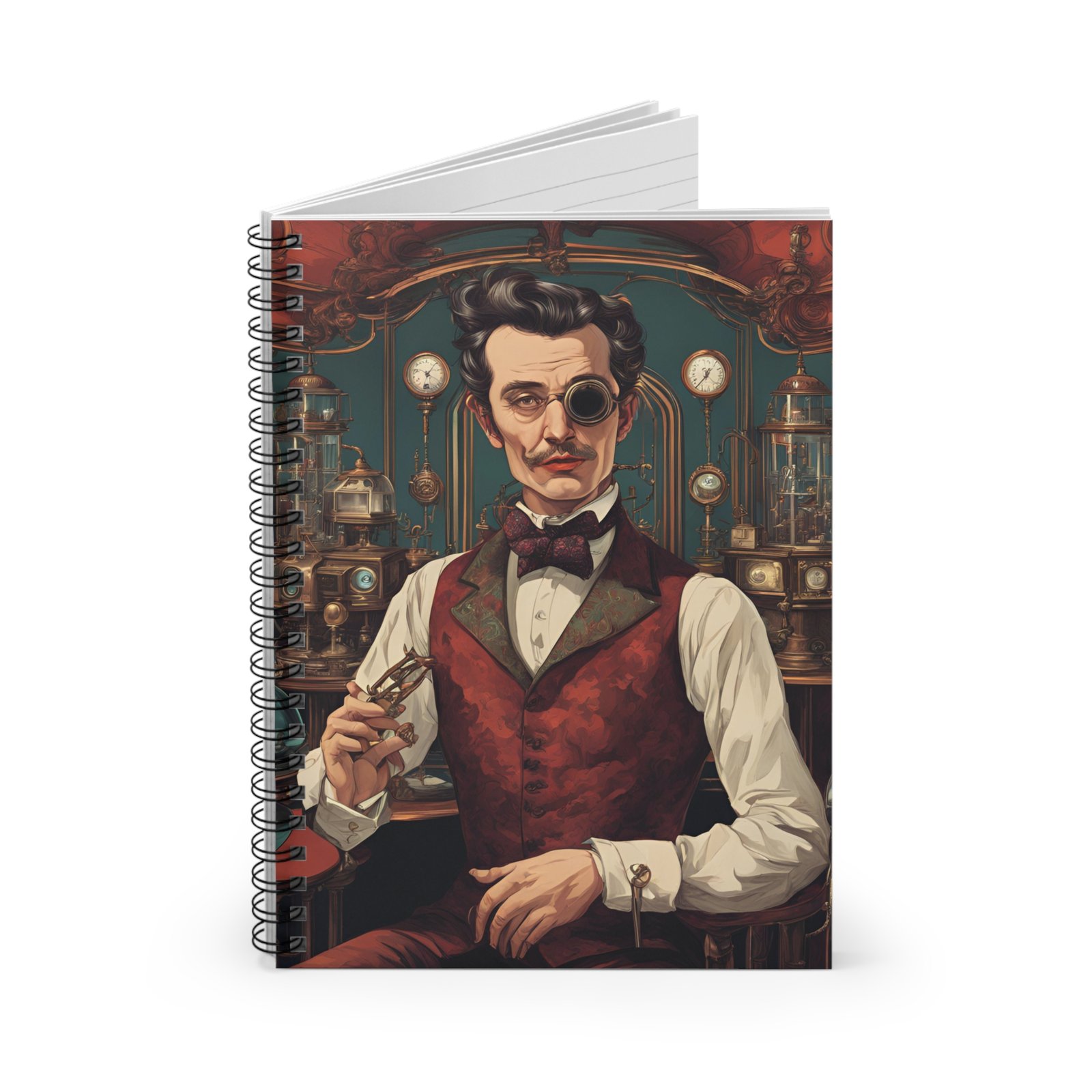 IS_4904 Steampunk Spiral Notebook