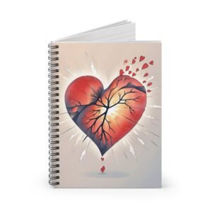 Heart Spiral Notebook - IS-3556