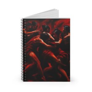 Expressionist Dancers Spiral Notebook IS_3876