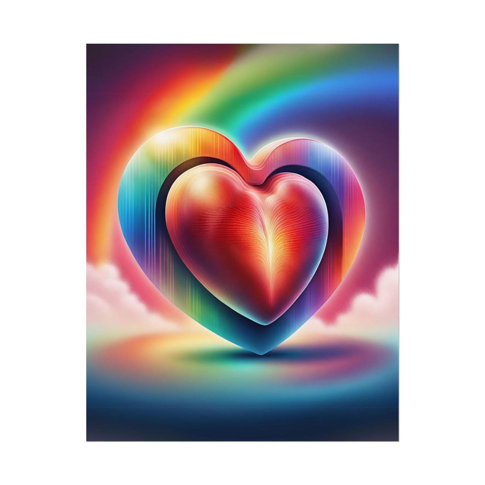 Rainbow Heart Rolled Posters IS_3856 - Image 7