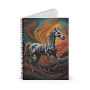 IS_4826 Mystical Unicorn Spiral Notebook