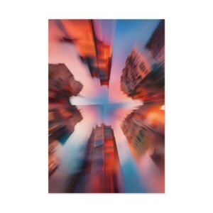 Cityscape Cubism Rolled Posters IS_3425