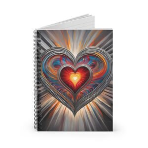 Heart Spiral Notebook - IS_3832