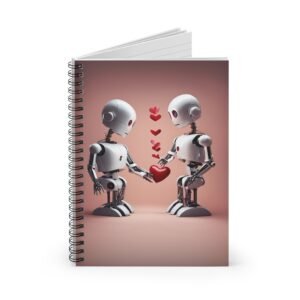Robot Love Spiral Notebook IS_3912