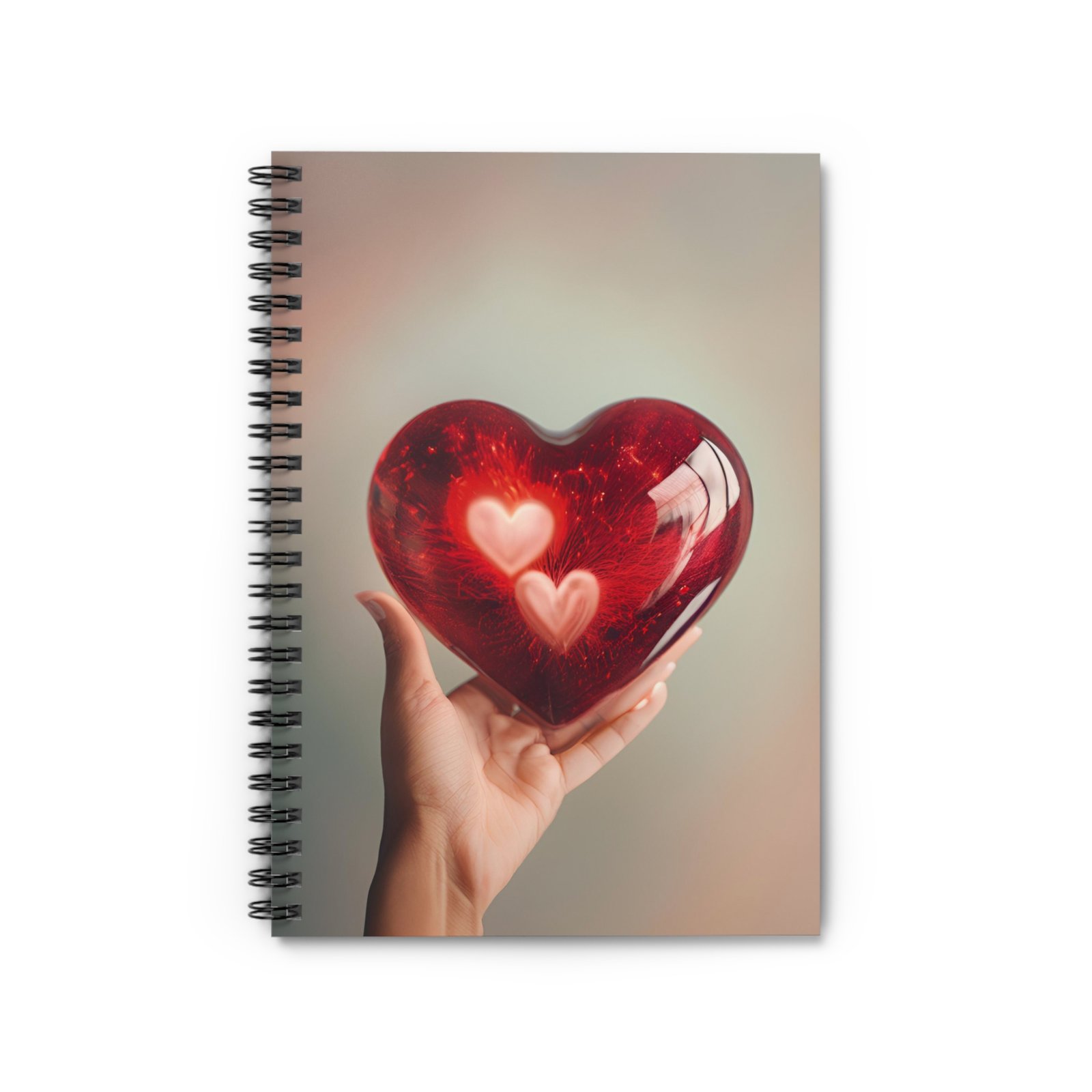 Heart Spiral Notebook - IS_3585