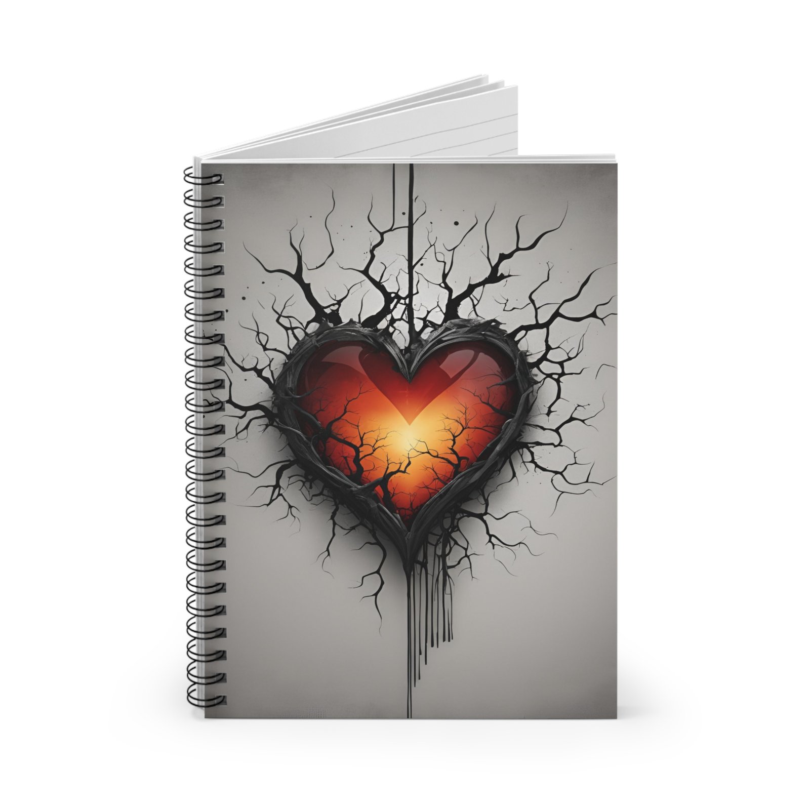 Heart Spiral Notebook - IS_3805