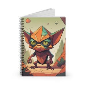 IS_3201 Geometrical Gremlin Spiral Notebook