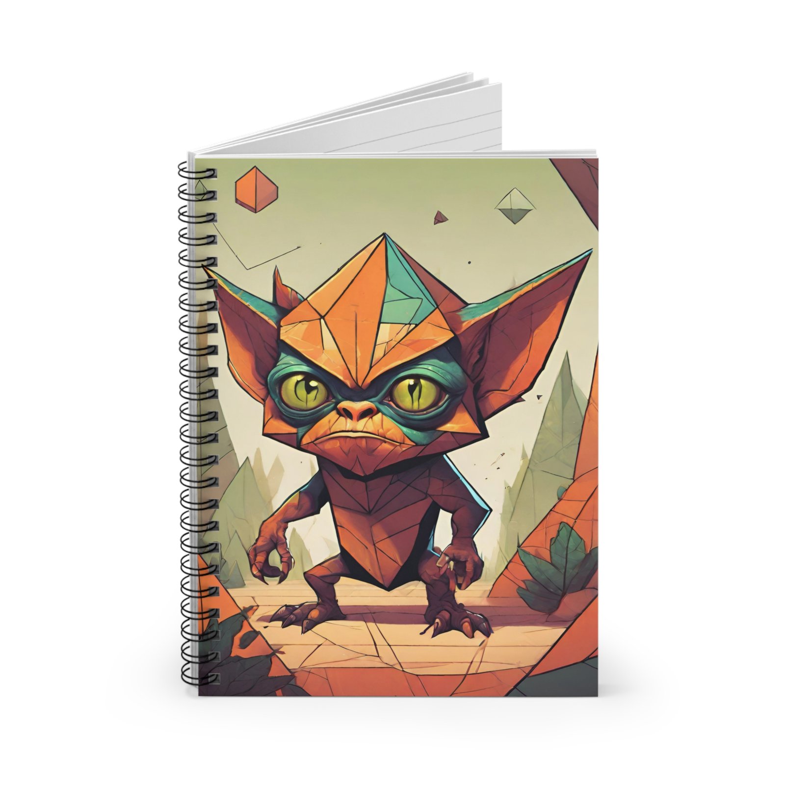 IS_3201 Geometrical Gremlin Spiral Notebook