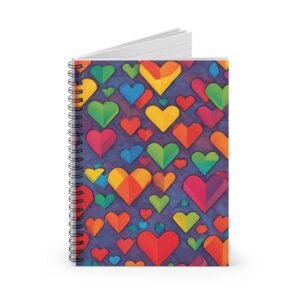 Hearts Spiral Notebook IS_3852