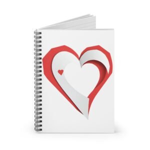 Heart Spiral Notebook - IS_3828