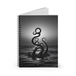 IS_4425 Mystical Octopus Spiral Notebook - Perfect for Creative Souls & Ocean Lovers