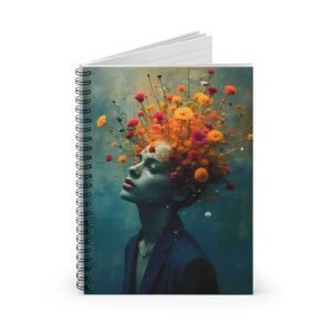 IS_6099 Floral Fantasy Spiral Notebook