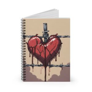 IS_1276 Stake In Heart Spiral Notebook