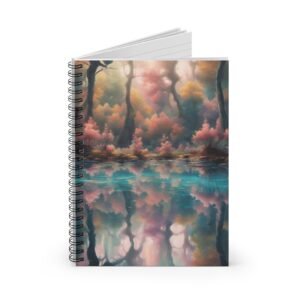 IS_0117 Serene Nature Spiral Notebook - Ruled Line for Journaling and Note-Taking