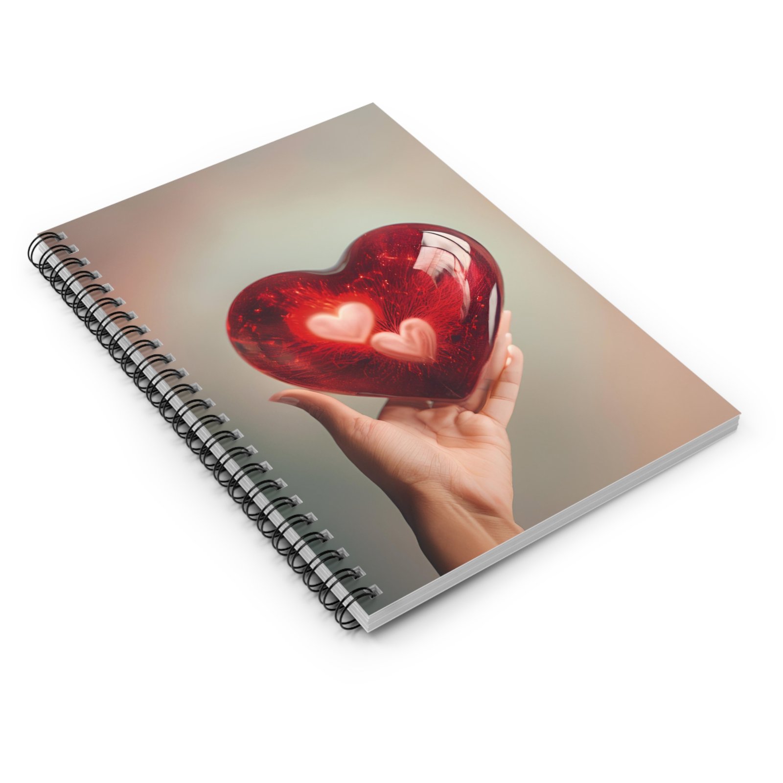 Heart Spiral Notebook - IS_3585 - Image 3