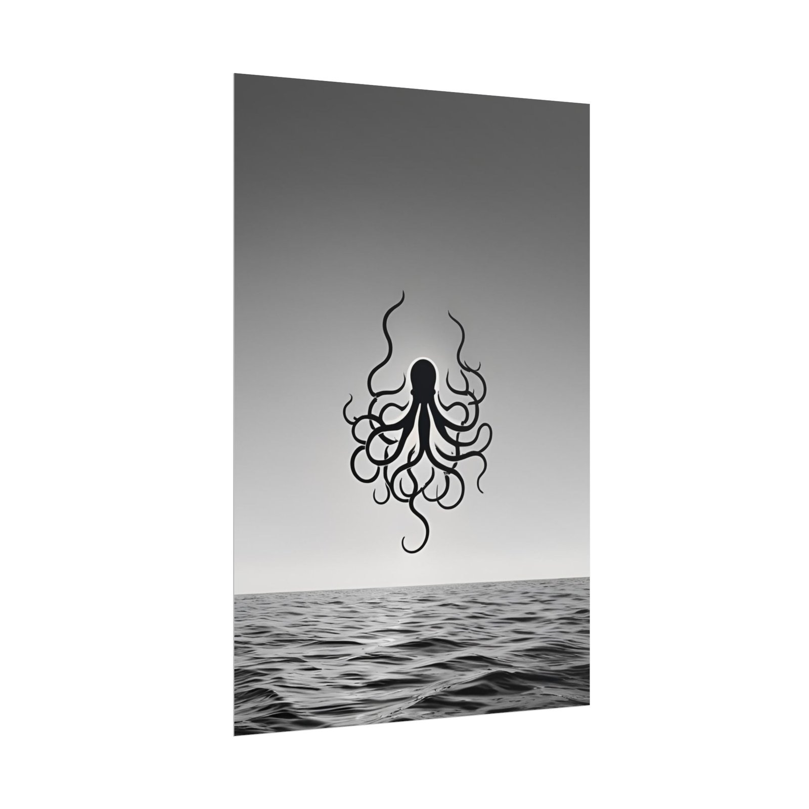 IS_4424 Mystical Octopus Rolled Poster - Nautical Art for Ocean Lovers - Image 4