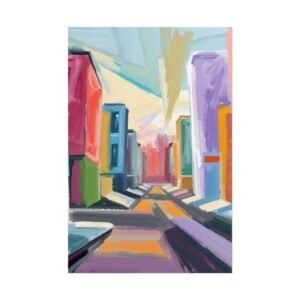 Cityscape Cubism Rolled Posters IS_3848