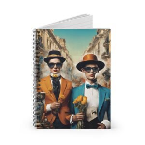 IS_4905 Fashion Portrait Spiral Notebook