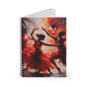 Expressionist Dancers Spiral Notebook IS_3874