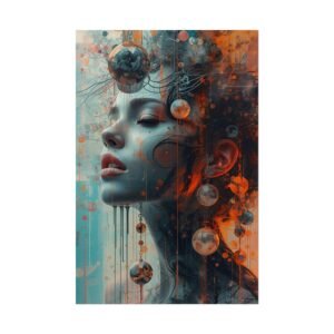 IS_6472 Surreal Cosmic Muse Rolled Poster