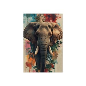 IS_6493 Contemporary Wildlife Elephant Fine Art Print