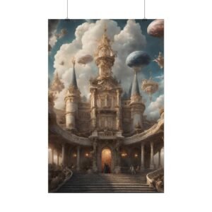 IS_0079 Fantasy Castle Rolled Poster