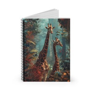 IS_6533 Giraffe Jungle Spiral Notebook